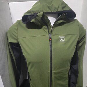 NWT Sombrio Bandit Hooded Softshell Jacket Women’s Medium Cypress Green Cycling